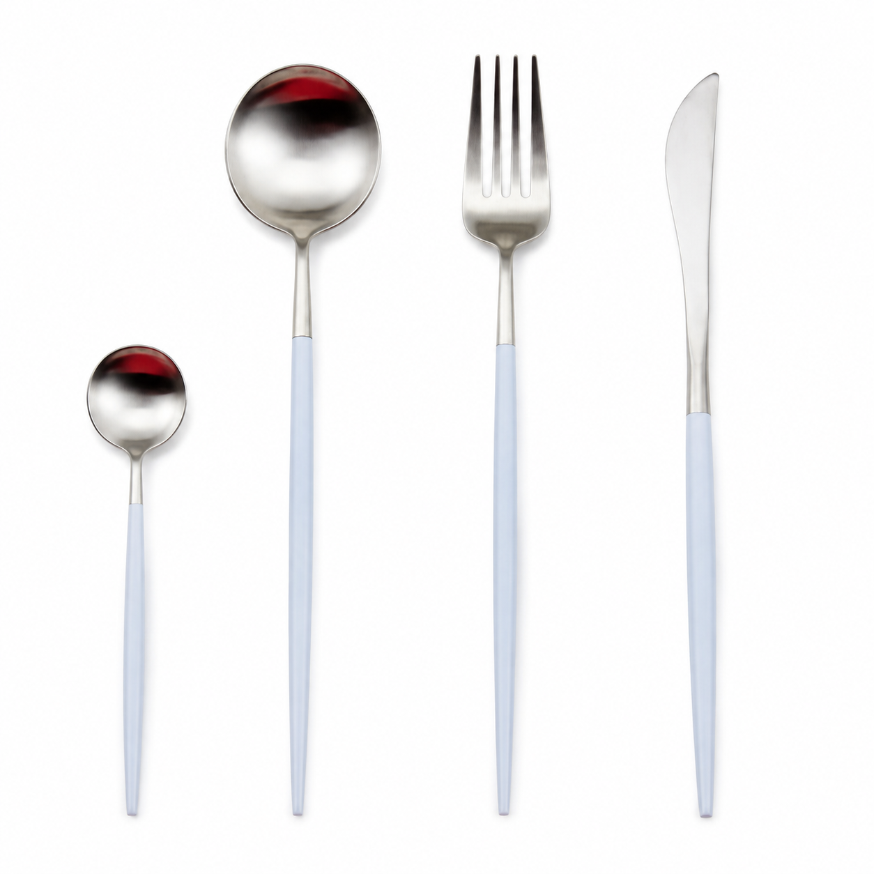 Luxury stainless steel flatware set, gallery view 26.