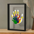 Memory Frame | Hand And Footprint Clay Kit, Wood And Glass, Three Colors