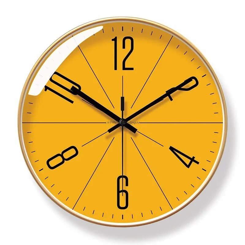Nordic Wall Clock with silent quartz modern design — product image 5
