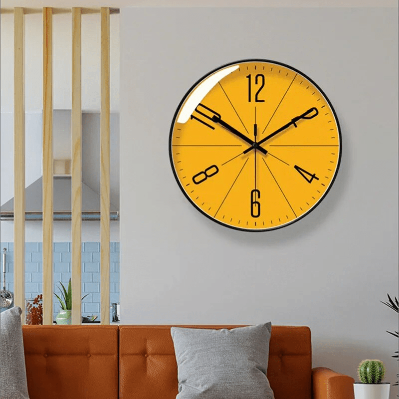 Nordic Wall Clock with silent quartz modern design — product image 3