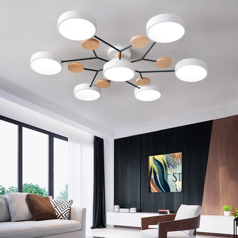Semi Flush Mount Ceiling Light shown in product gallery view 2.