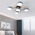 Semi Flush Mount Ceiling Light shown in product gallery view 4.