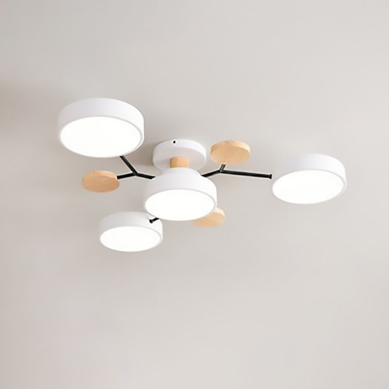 Semi Flush Mount Ceiling Light shown in product gallery view 9.