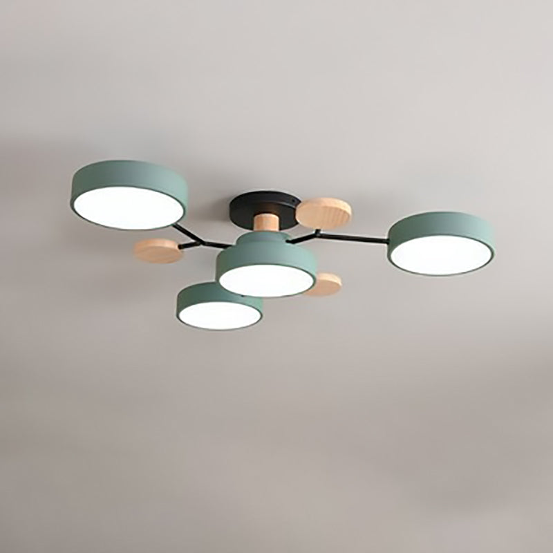 Semi Flush Mount Ceiling Light shown in product gallery view 10.