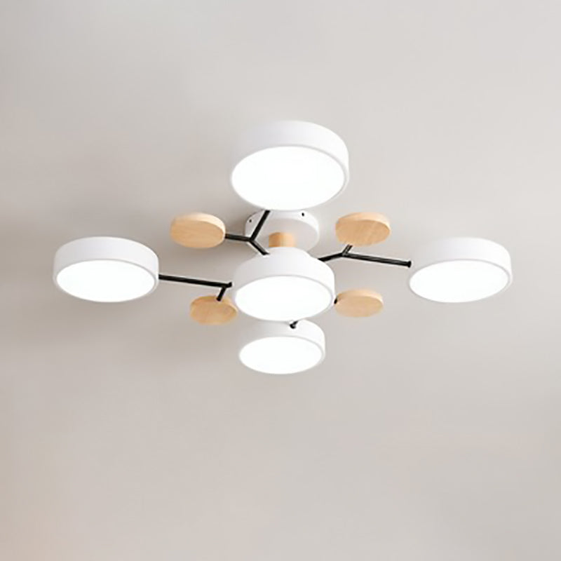 Semi Flush Mount Ceiling Light shown in product gallery view 12.