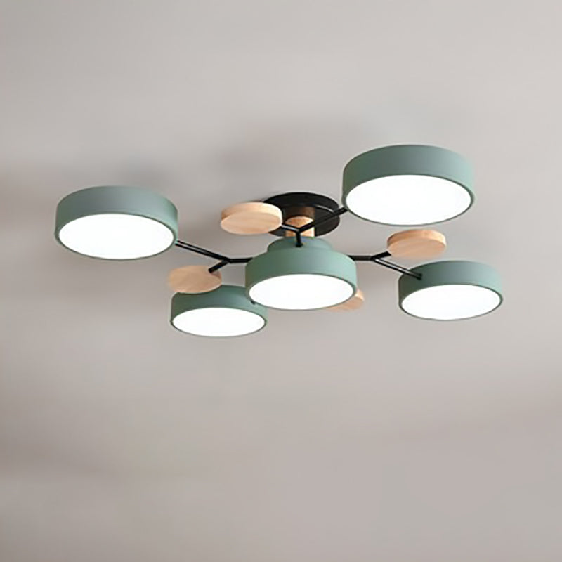 Semi Flush Mount Ceiling Light shown in product gallery view 13.