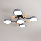 Semi Flush Mount Ceiling Light shown in product gallery view 14.