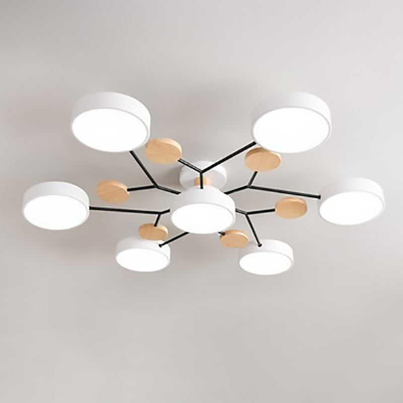Semi Flush Mount Ceiling Light shown in product gallery view 18.