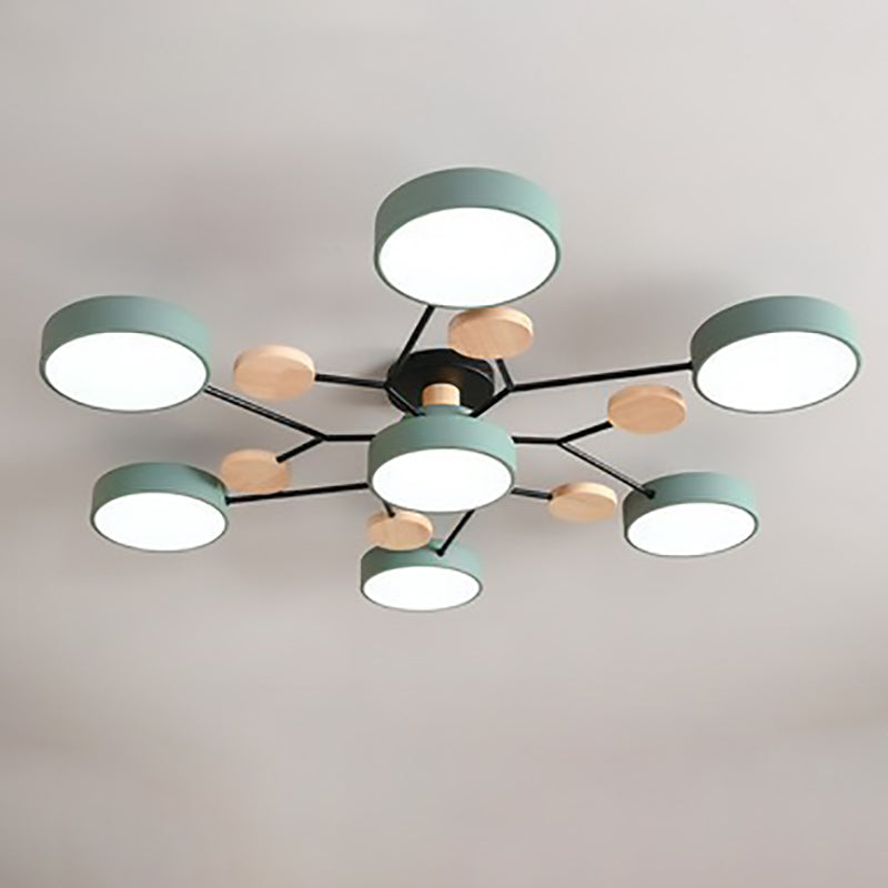 Semi Flush Mount Ceiling Light shown in product gallery view 19.