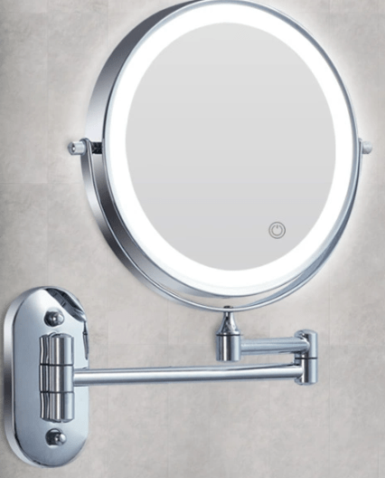 Tabletop Makeup Mirror - Silver