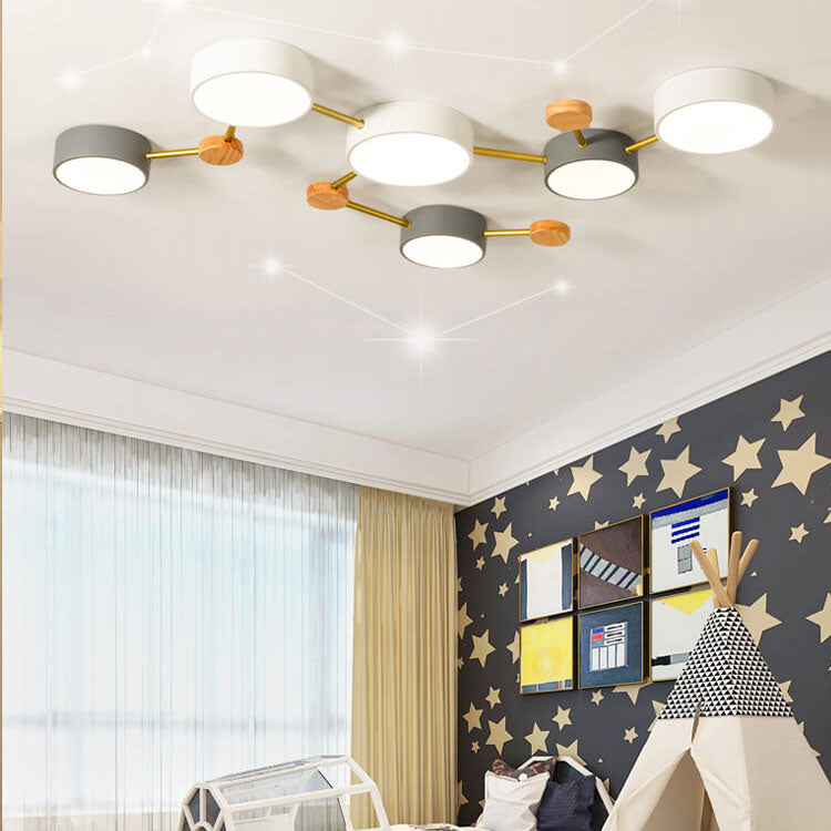 Flush Mount Ceiling Light shown in product gallery view 1.