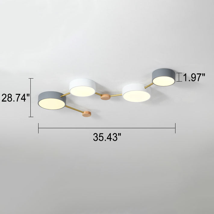 Flush Mount Ceiling Light shown in product gallery view 19.