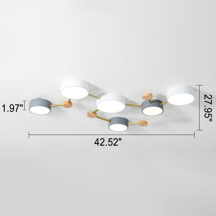 Flush Mount Ceiling Light shown in product gallery view 20.