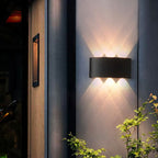 Outdoor Wall Light | Waterproof Integrated LED, Aluminum, Black Or White