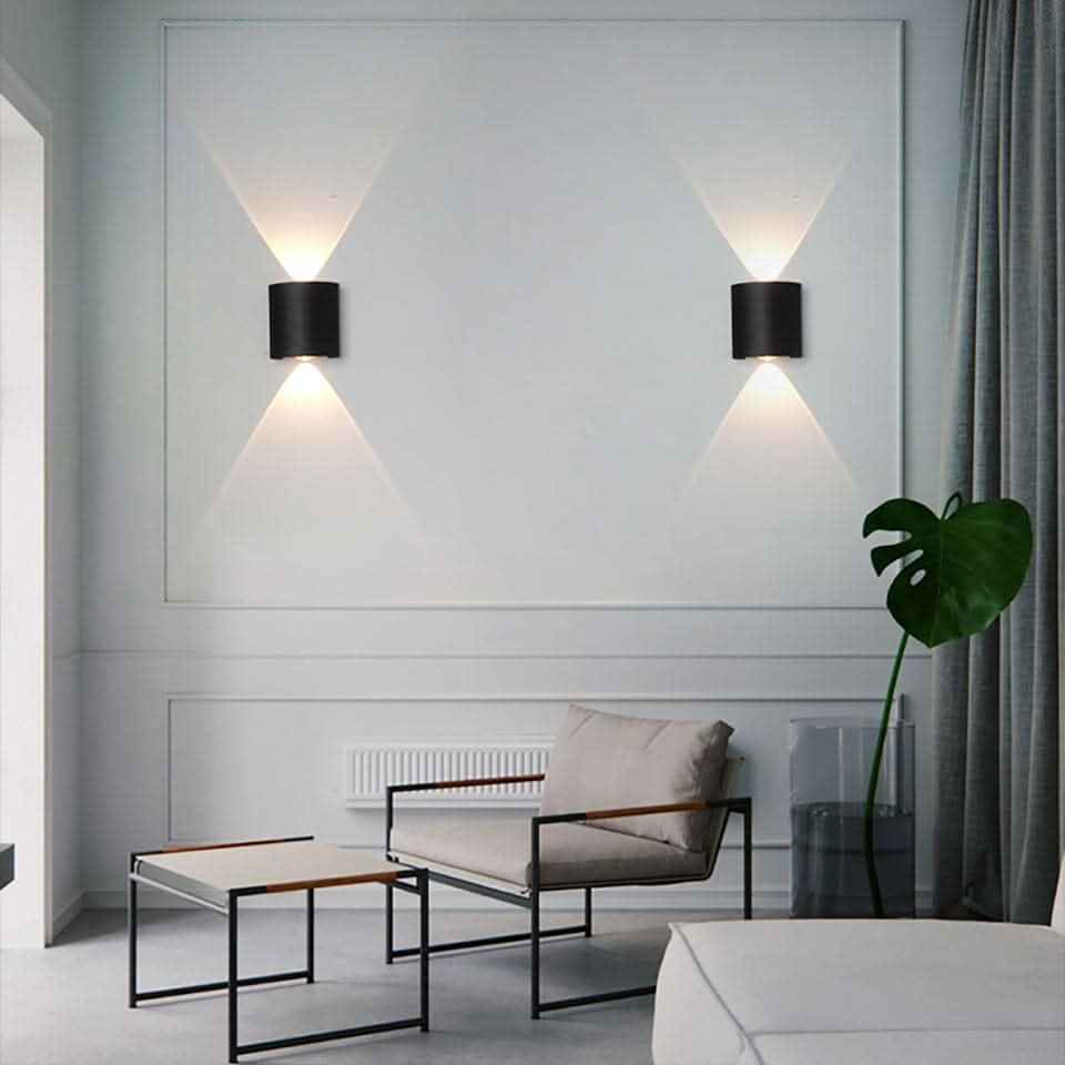 Outdoor Wall Light | Waterproof Integrated LED, Aluminum, Black Or White