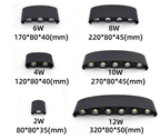 Outdoor Wall Light | Waterproof Integrated LED, Aluminum, Black Or White