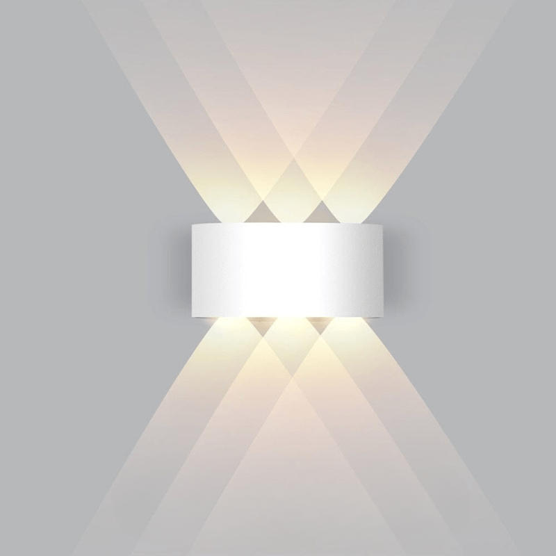 Outdoor Wall Light | Waterproof Integrated LED, Aluminum, Black Or White
