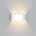 Outdoor Wall Light | Waterproof Integrated LED, Aluminum, Black Or White