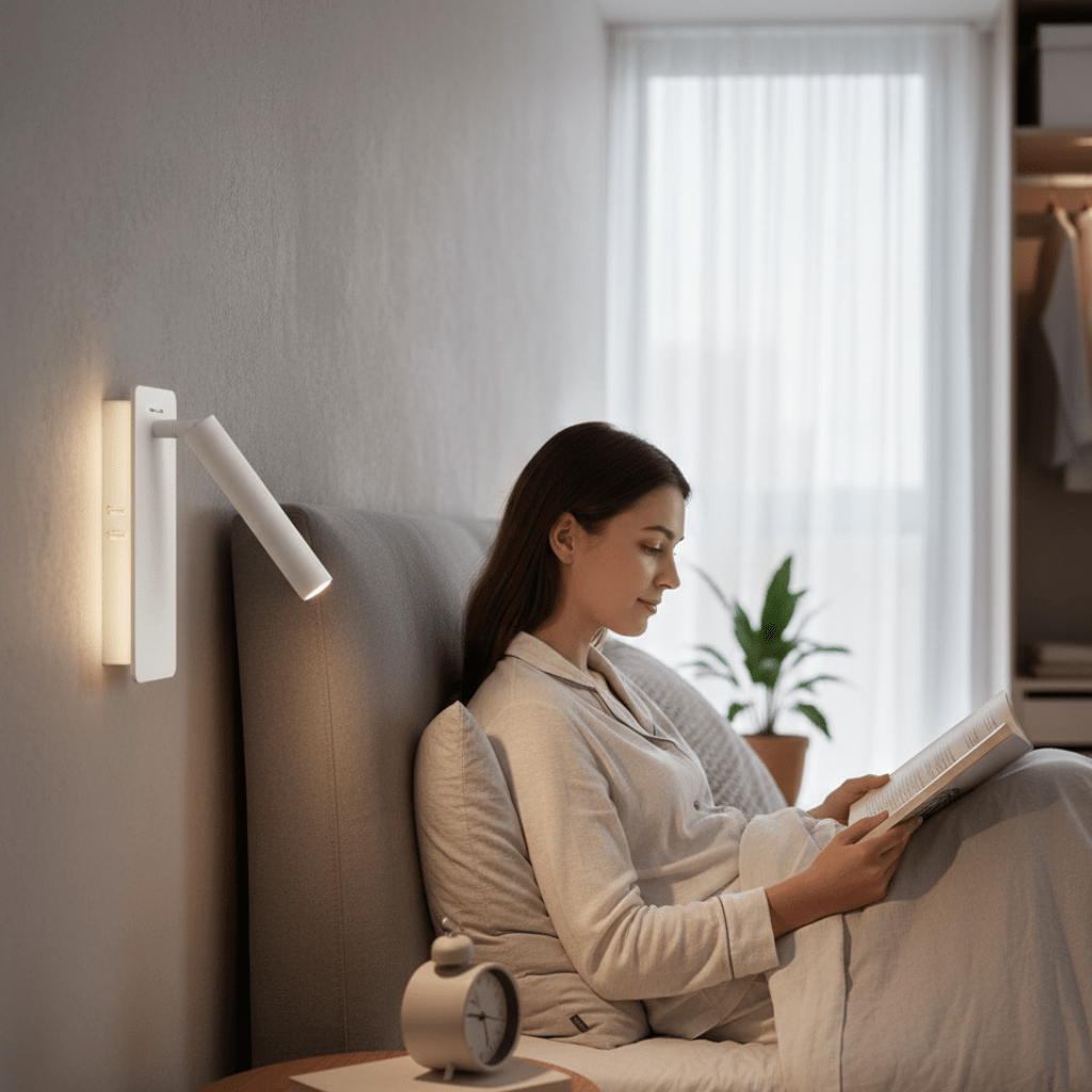 Reading Wall Light | Rotatable Adjustable LED, Metal, Black Or White