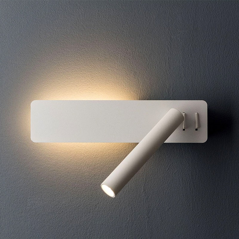 Reading Wall Light | Rotatable Adjustable LED, Metal, Black Or White