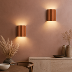 Ribbed resin up and down wall lamp product view 3