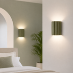 Ribbed resin up and down wall lamp product view 4
