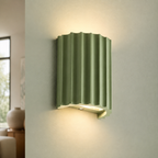 Ribbed resin up and down wall lamp product view 5