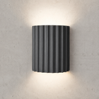 Ribbed resin up and down wall lamp product view 9
