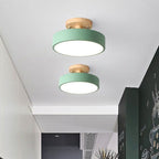 Semi Flush Mount Ceiling Light shown in product gallery view 1.