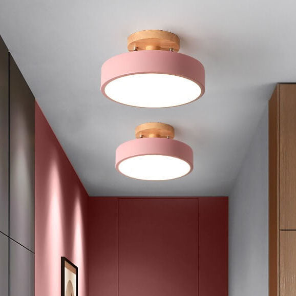 Semi Flush Mount Ceiling Light shown in product gallery view 2.