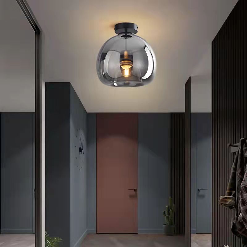 Semi Flush Mount Ceiling Light shown in product gallery view 3.