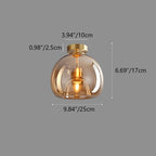 Semi Flush Mount Ceiling Light shown in product gallery view 5.