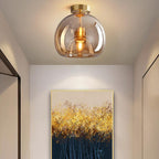 Semi Flush Mount Ceiling Light shown in product gallery view 6.