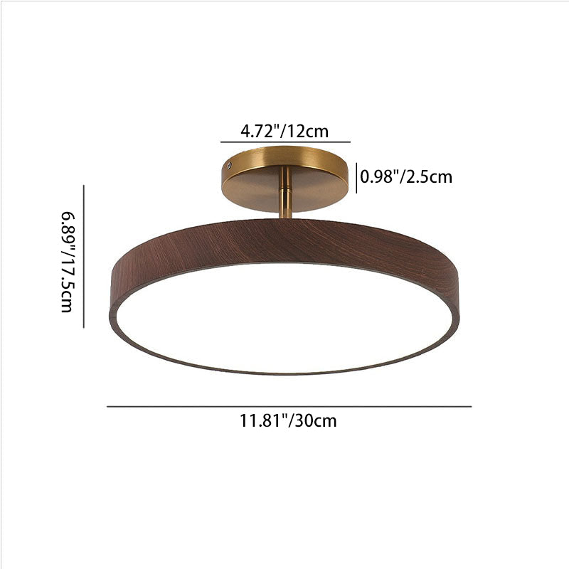 Semi Flush Mount Ceiling Light shown in product gallery view 6.