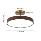 Semi Flush Mount Ceiling Light shown in product gallery view 7.