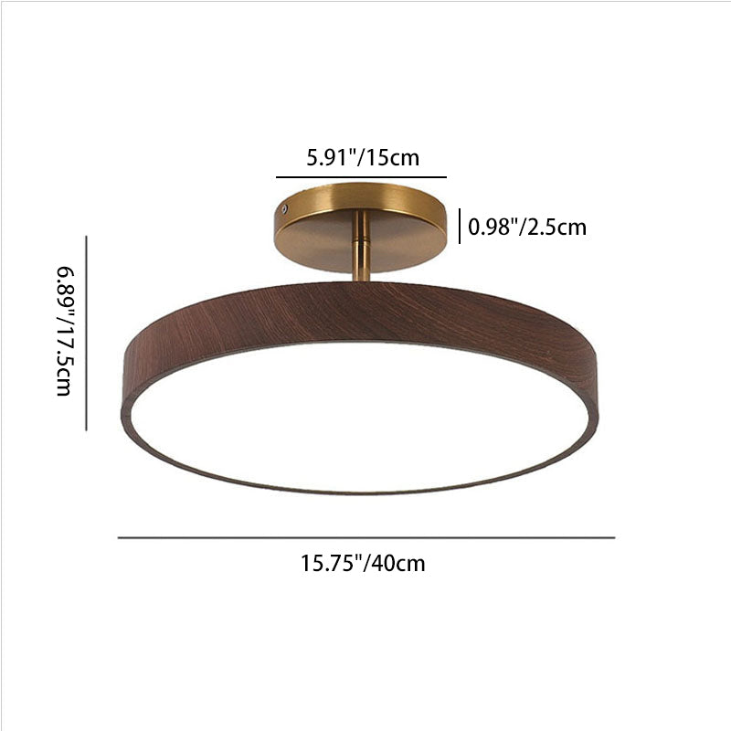 Semi Flush Mount Ceiling Light shown in product gallery view 7.