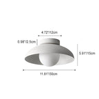Semi Flush Mount Ceiling Light shown in product gallery view 4.