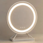 Tabletop Makeup Mirror 15X Spot - White