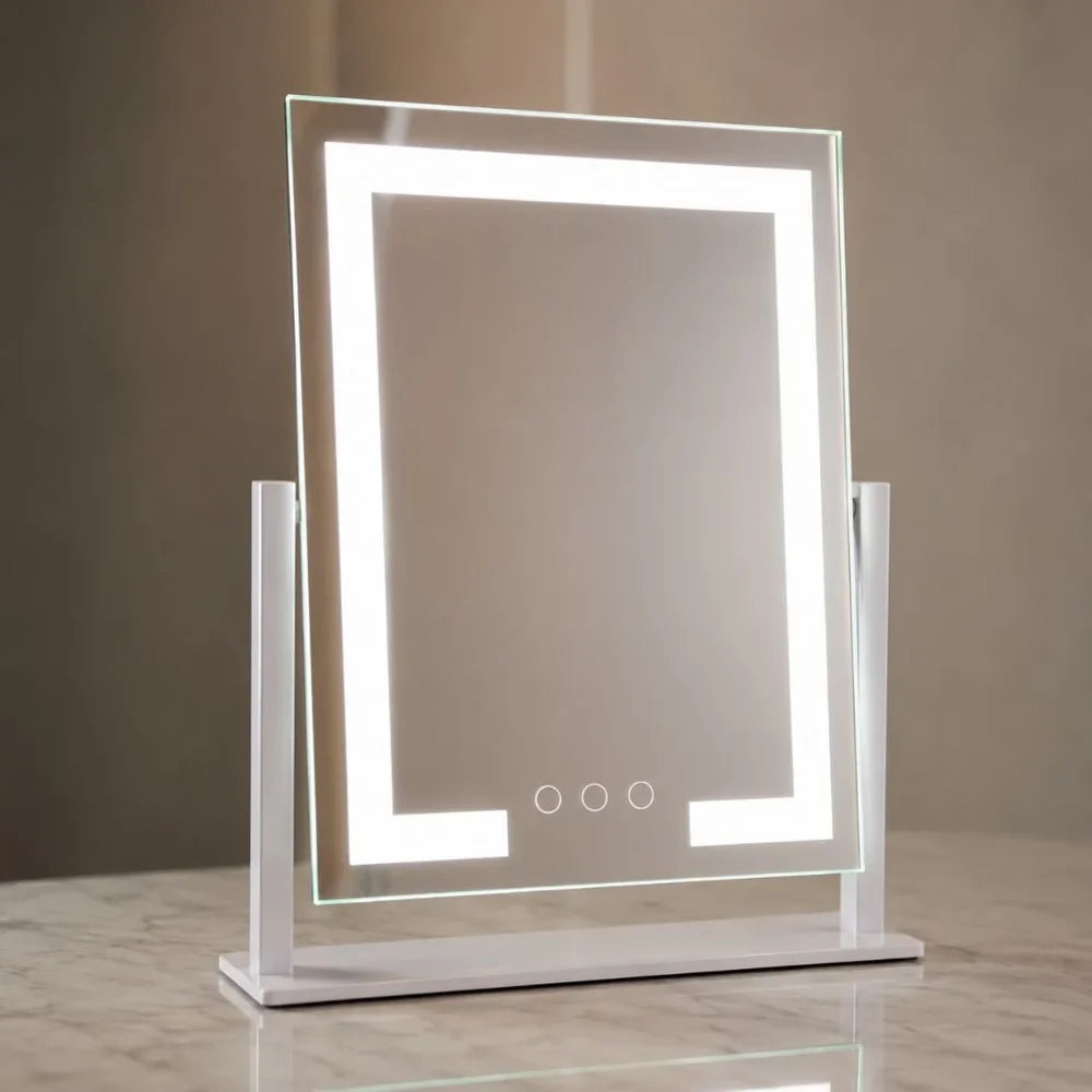 Tabletop Makeup Mirror 15X - White