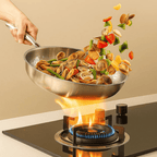 Stainless Steel Frying Pan with coating-free cookware — product image 2