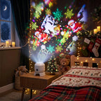 Rechargeable snowflake projector light product view 2