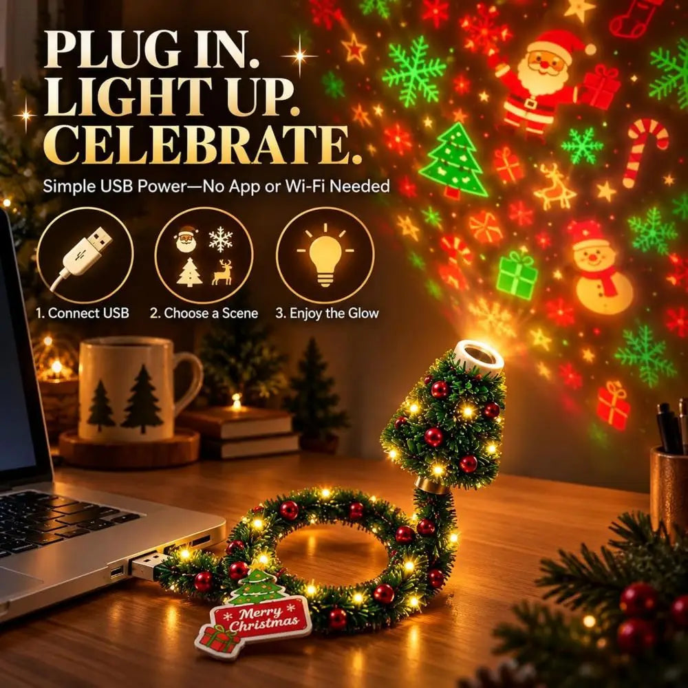 Christmas tree projector light product view 2