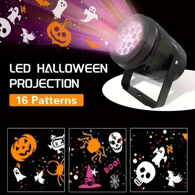 USB holiday projector light, pattern and product view 4