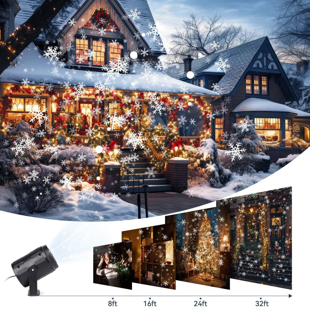 USB holiday projector light, pattern and product view 5
