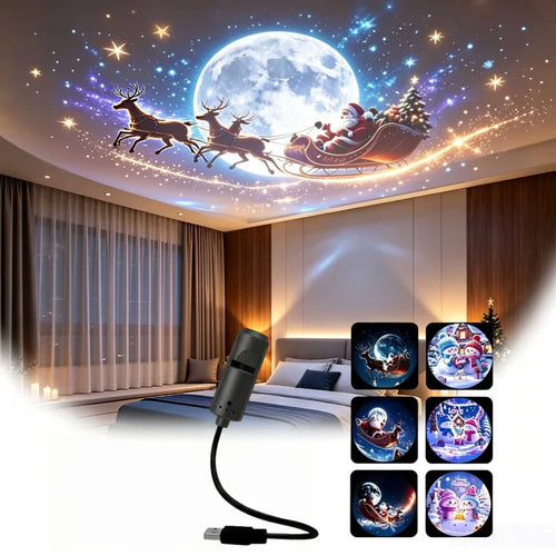 USB Christmas projector light product view 1