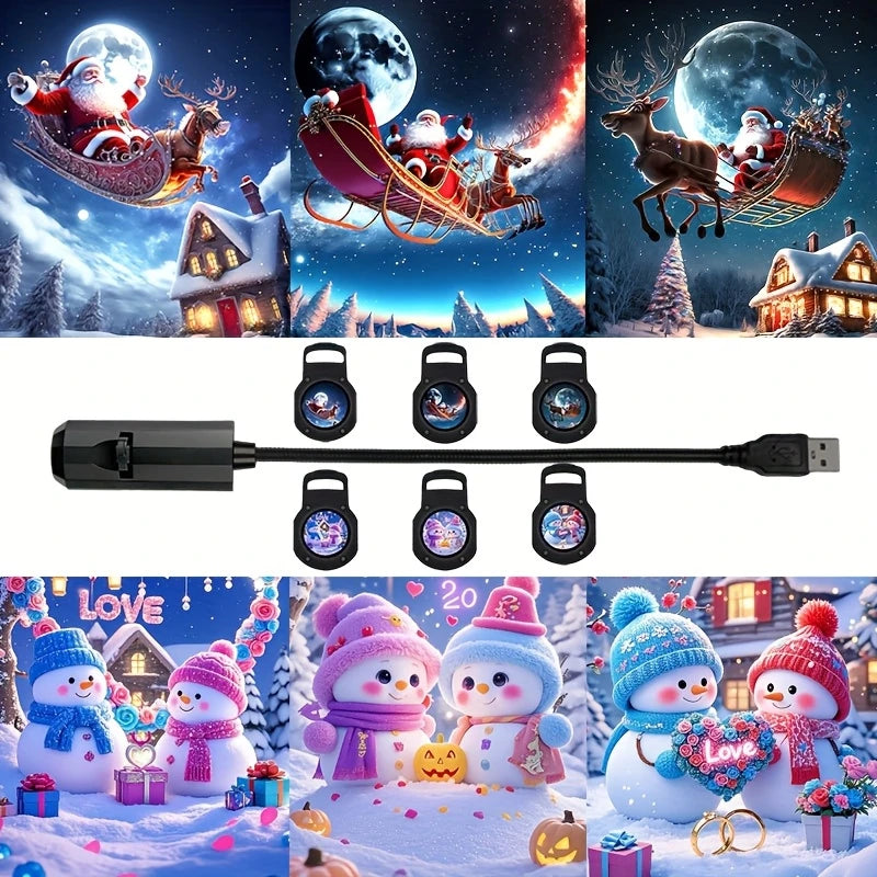 USB Christmas projector light product view 5