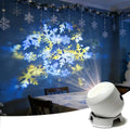 Rotating snowflake projector light product view 1