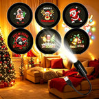 USB Christmas projector light 6 pattern pack