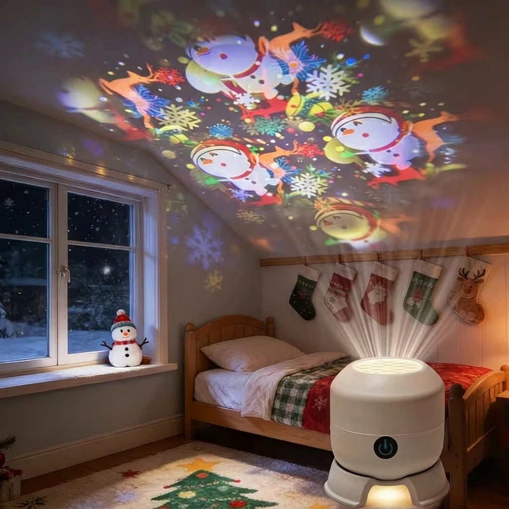 Rotating Christmas projector light product view 3