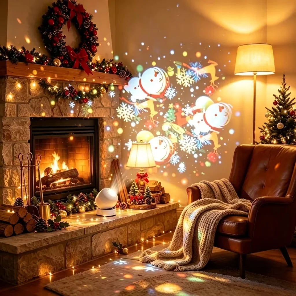 Rotating Christmas projector light product view 4